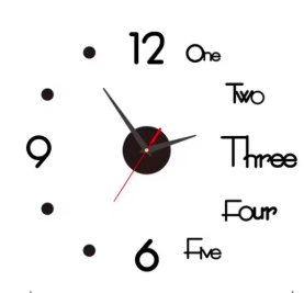 3D diy Acrylic clock
